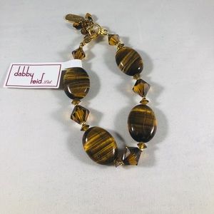 Dabby Reid tiger eye bracelet. New